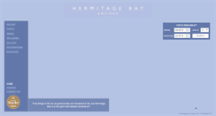 Desktop Screenshot of hermitagebay.com